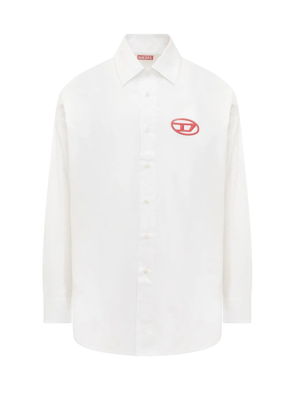 Diesel Logo Embroidered Buttoned Shirt