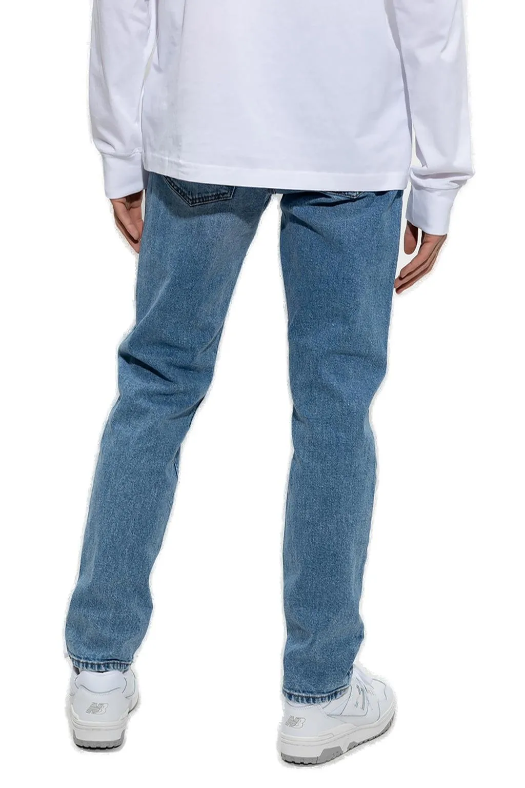 Diesel D-Strukt Logo Embroidered Slim Jeans