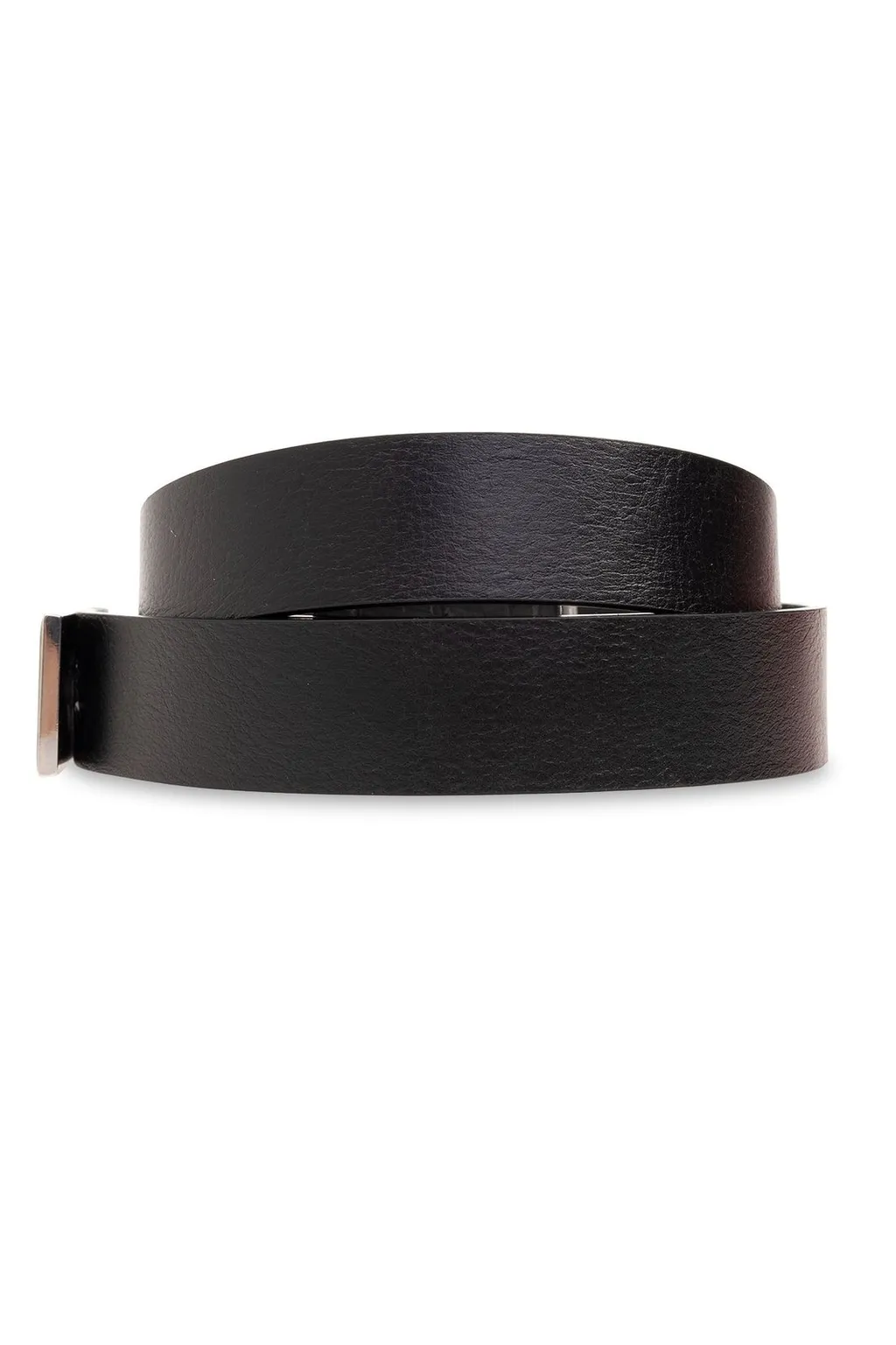 Diesel B-Glossy Logo Plaque Belt