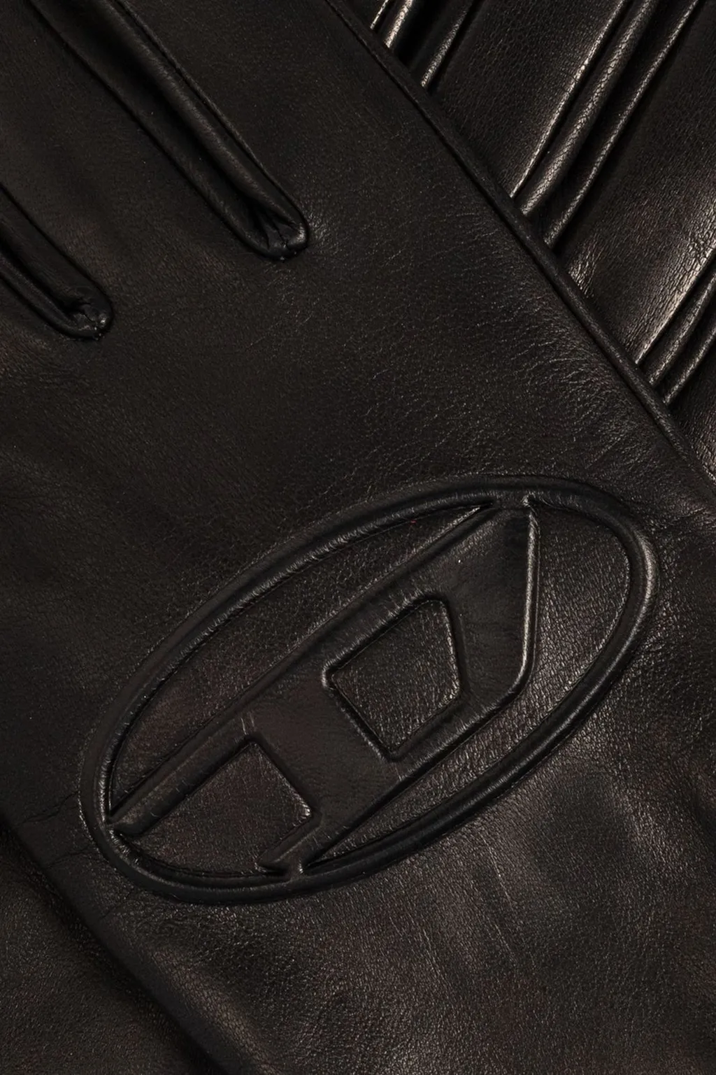 Diesel G Reies Logo Embossed Gloves