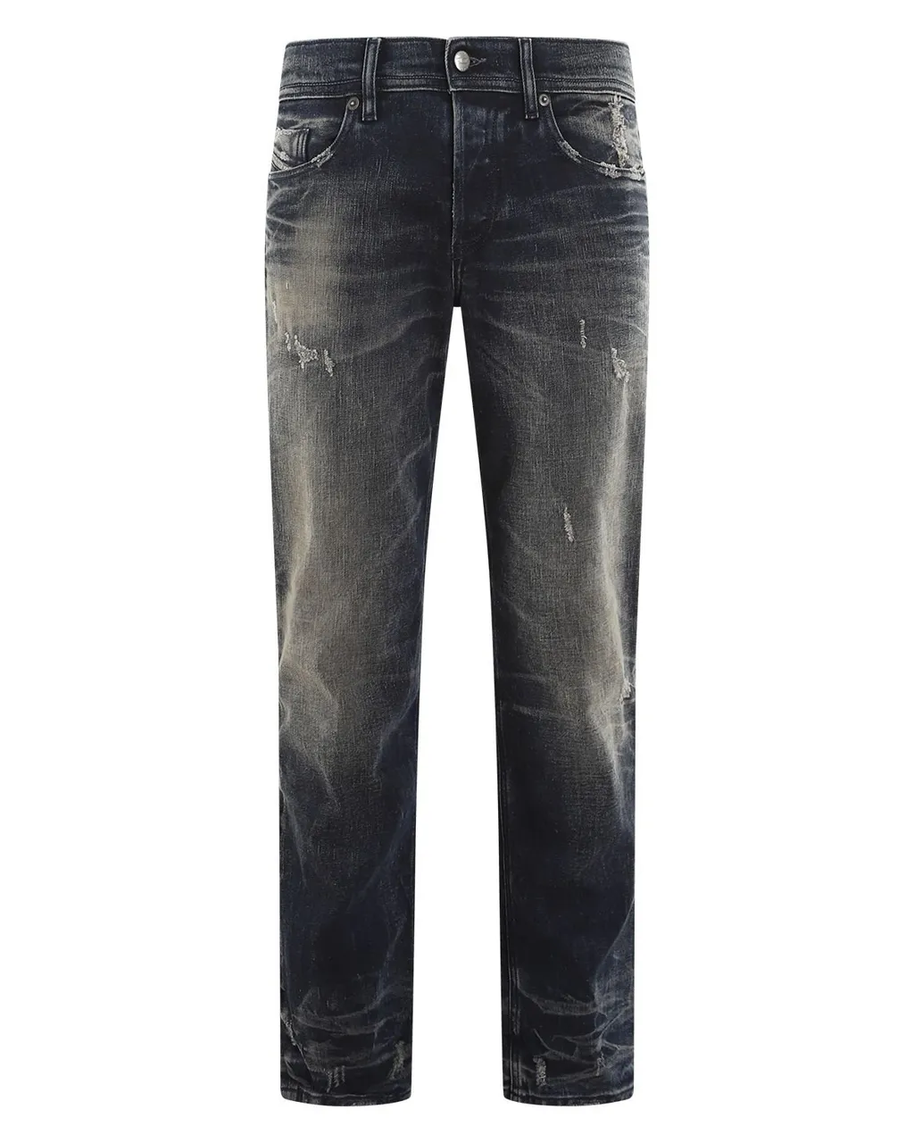 Diesel 2023 D-Finitive Straight-Leg Distressed Jeans