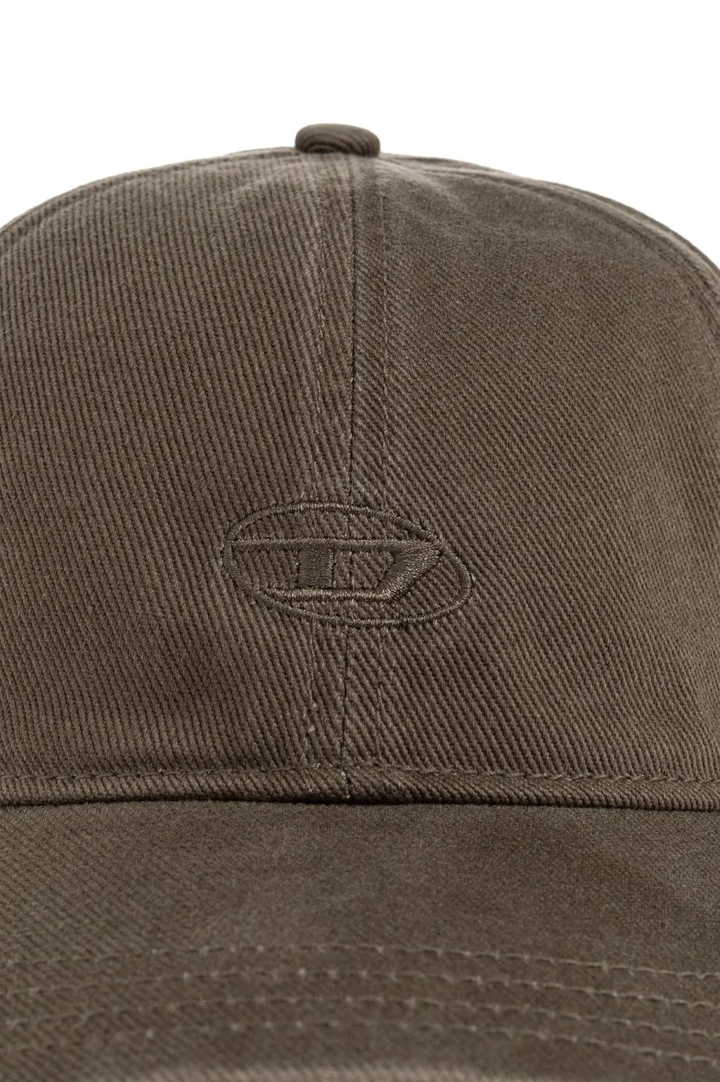 Diesel C-Run-Wash Logo Embroidered Baseball Cap
