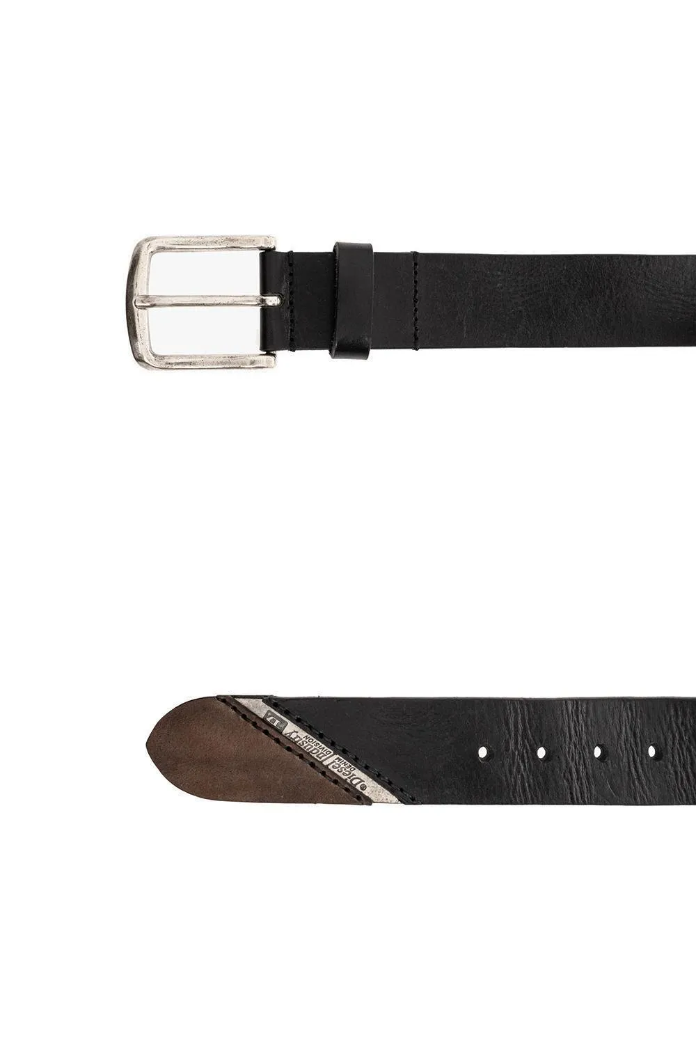 Diesel Logo Detailed Buckle Belt