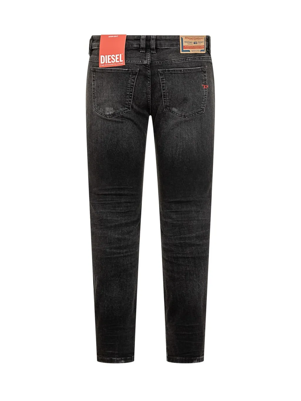 Diesel Logo-Patch Distressed Jeans