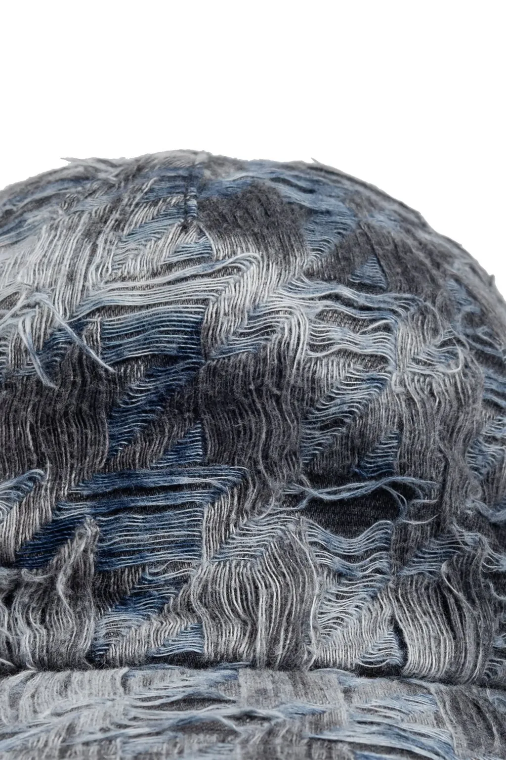 Diesel C-Pied Distressed Denim Baseball Cap