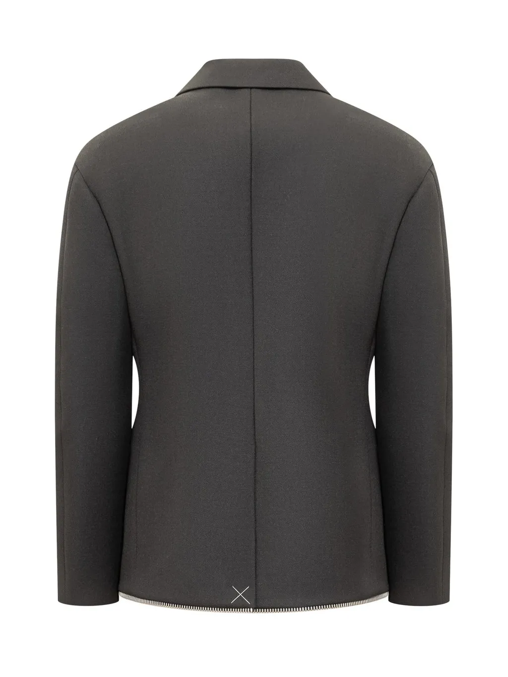 Off-White Zip-Trim Long-Sleeved Blazer