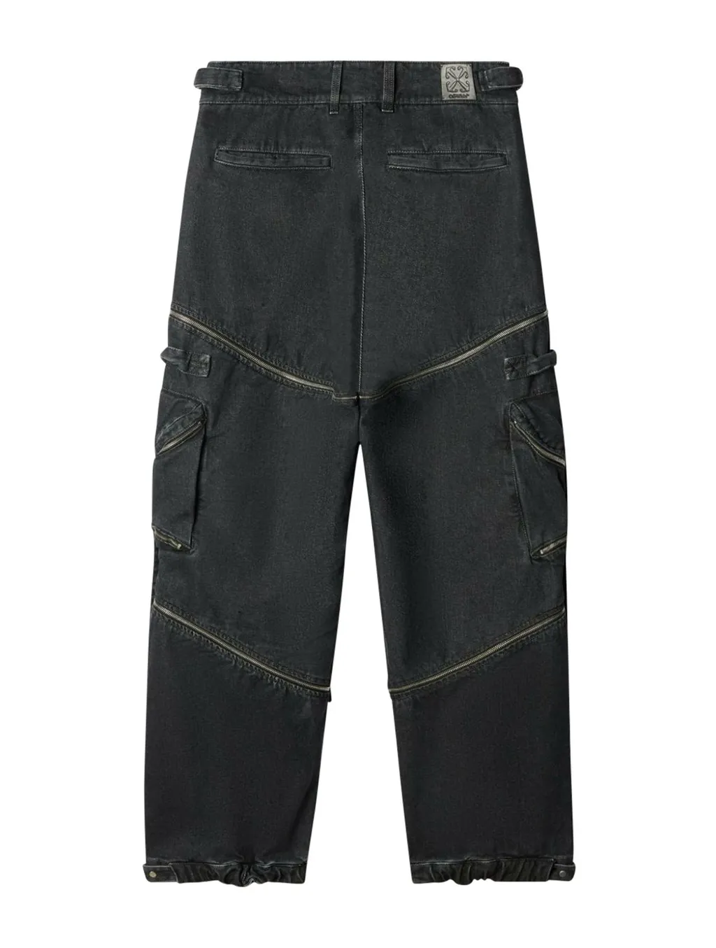 Off-White Zip Detailed Cargo Jeans
