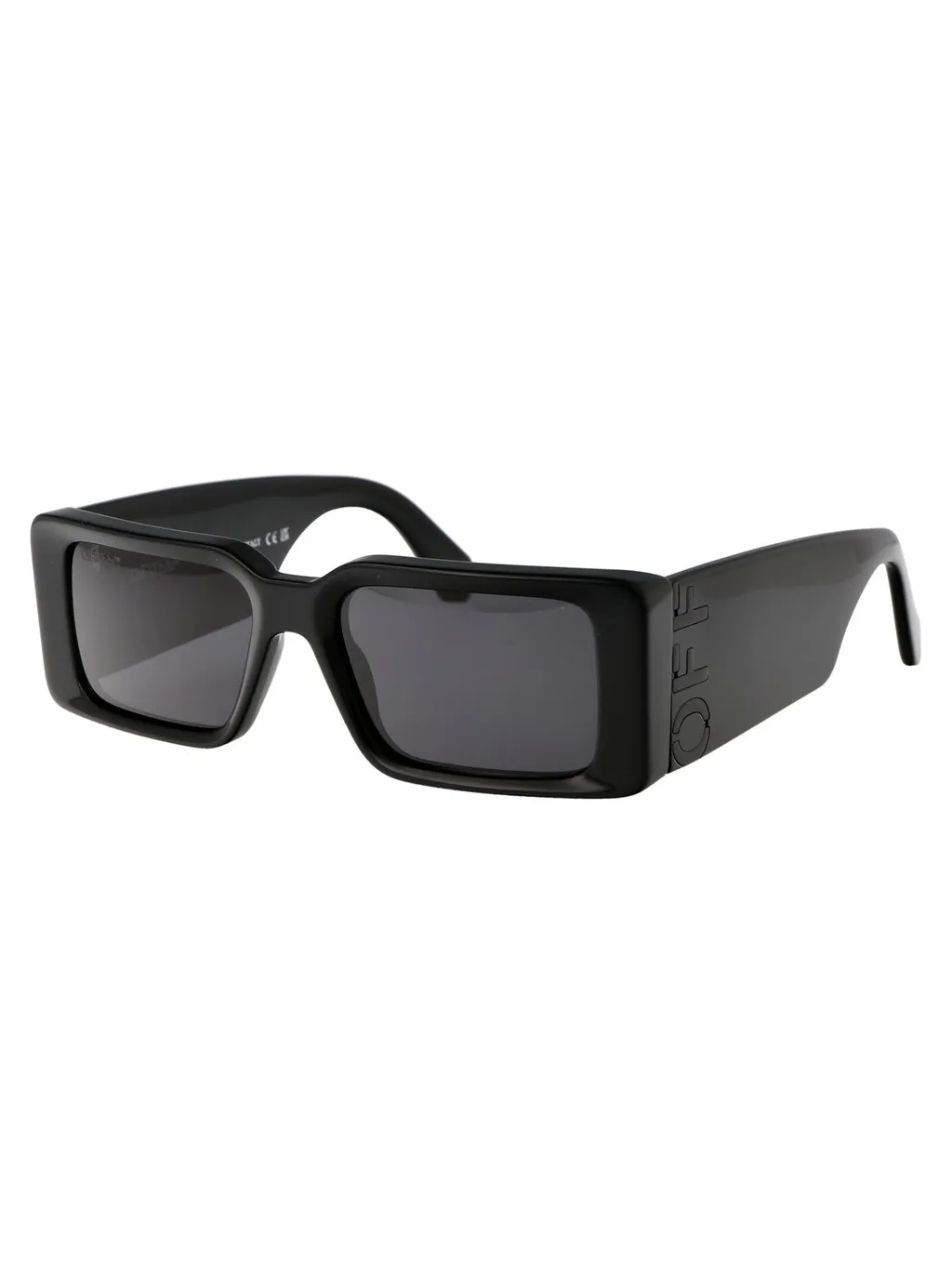 Off-White Rectangular Frame Sunglasses
