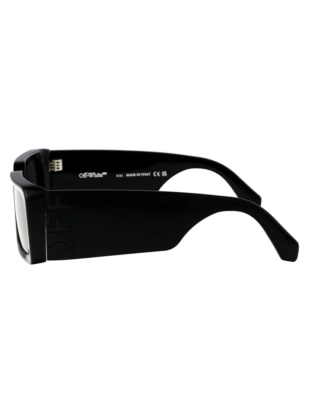 Off-White Rectangular Frame Sunglasses