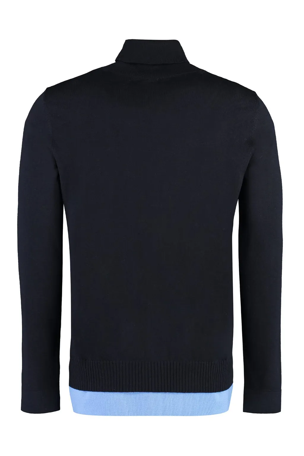Off-White Funnel Neck Long-Sleeved Jumper