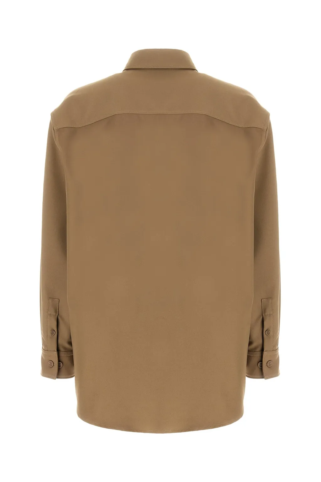 Off-White Buttoned Long-Sleeved Shirt