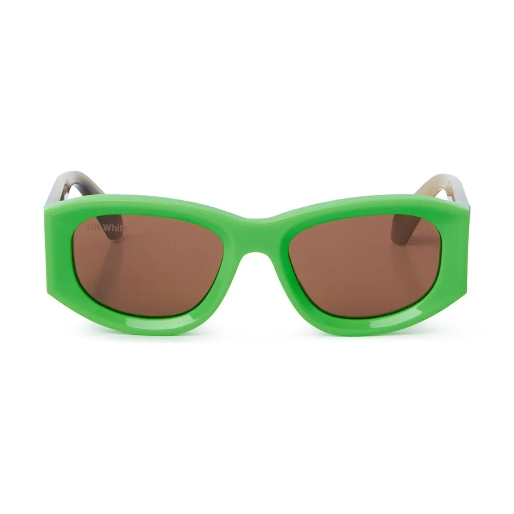 Off-White Irregular Frame Sunglasses