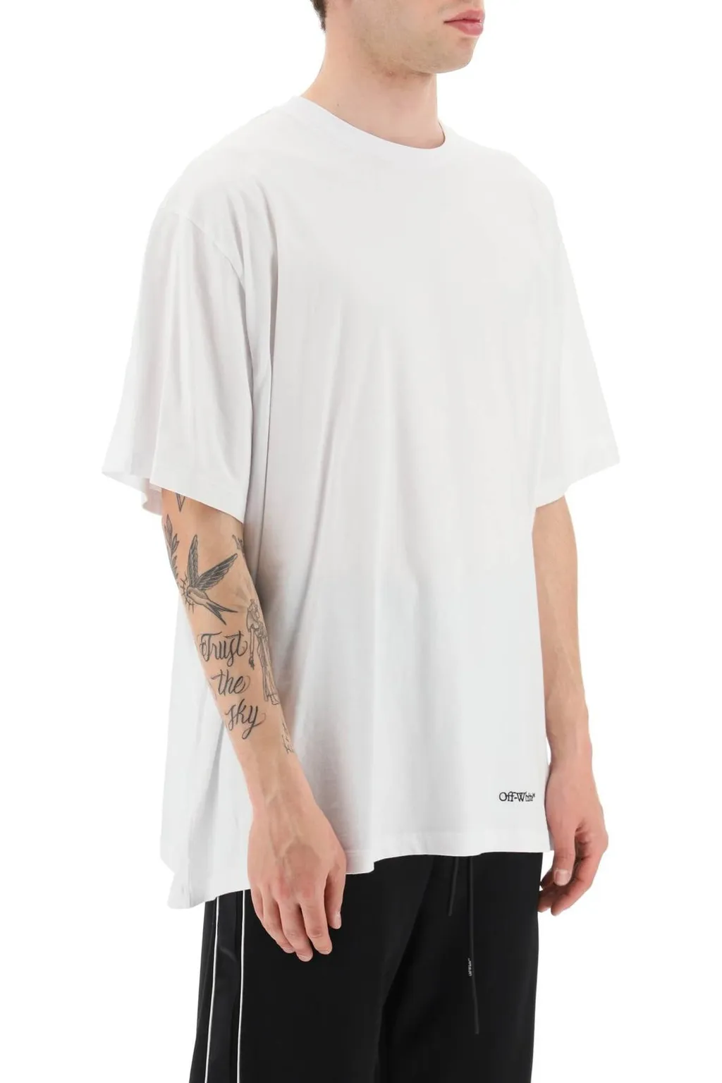 Off-White Scribble Diag Printed Crewneck T-Shirt