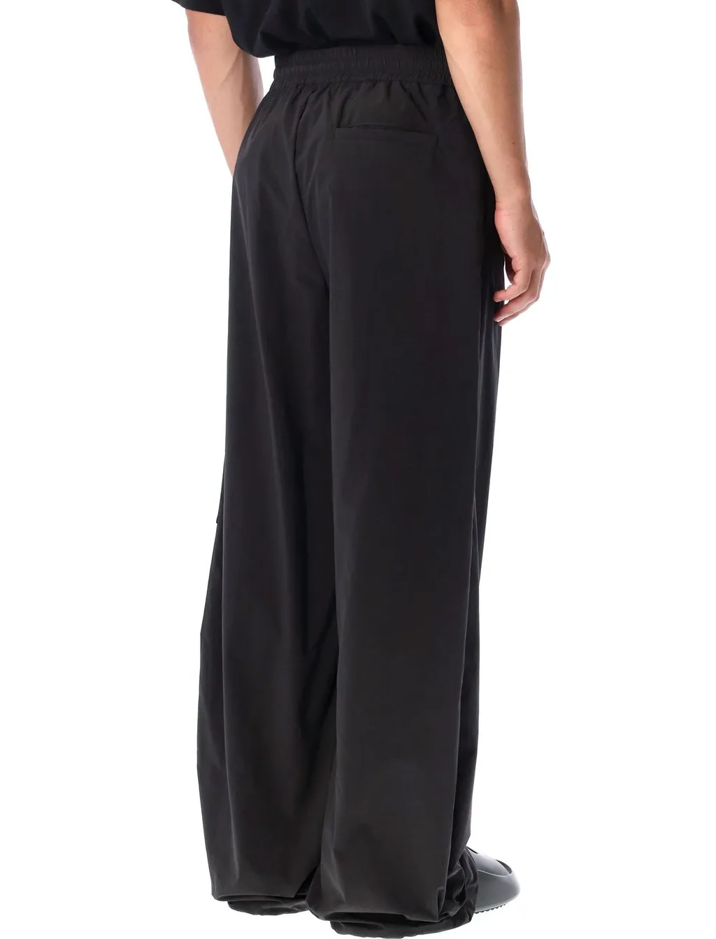 Off-White High Waist Wide Leg Trousers