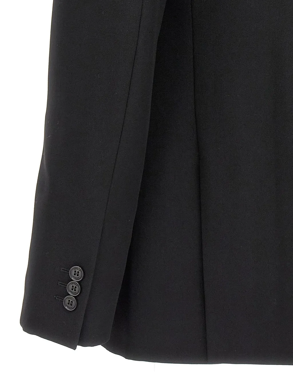 Off-White Double-Breasted Long-Sleeved Blazer