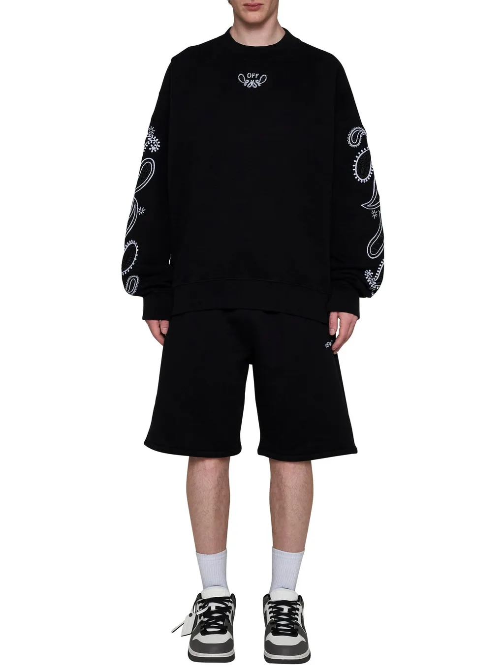 Off-White Bandana Arrow Crewneck Sweatshirt