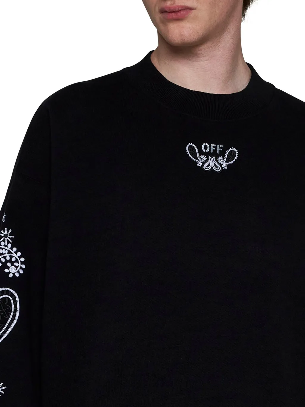 Off-White Bandana Arrow Crewneck Sweatshirt