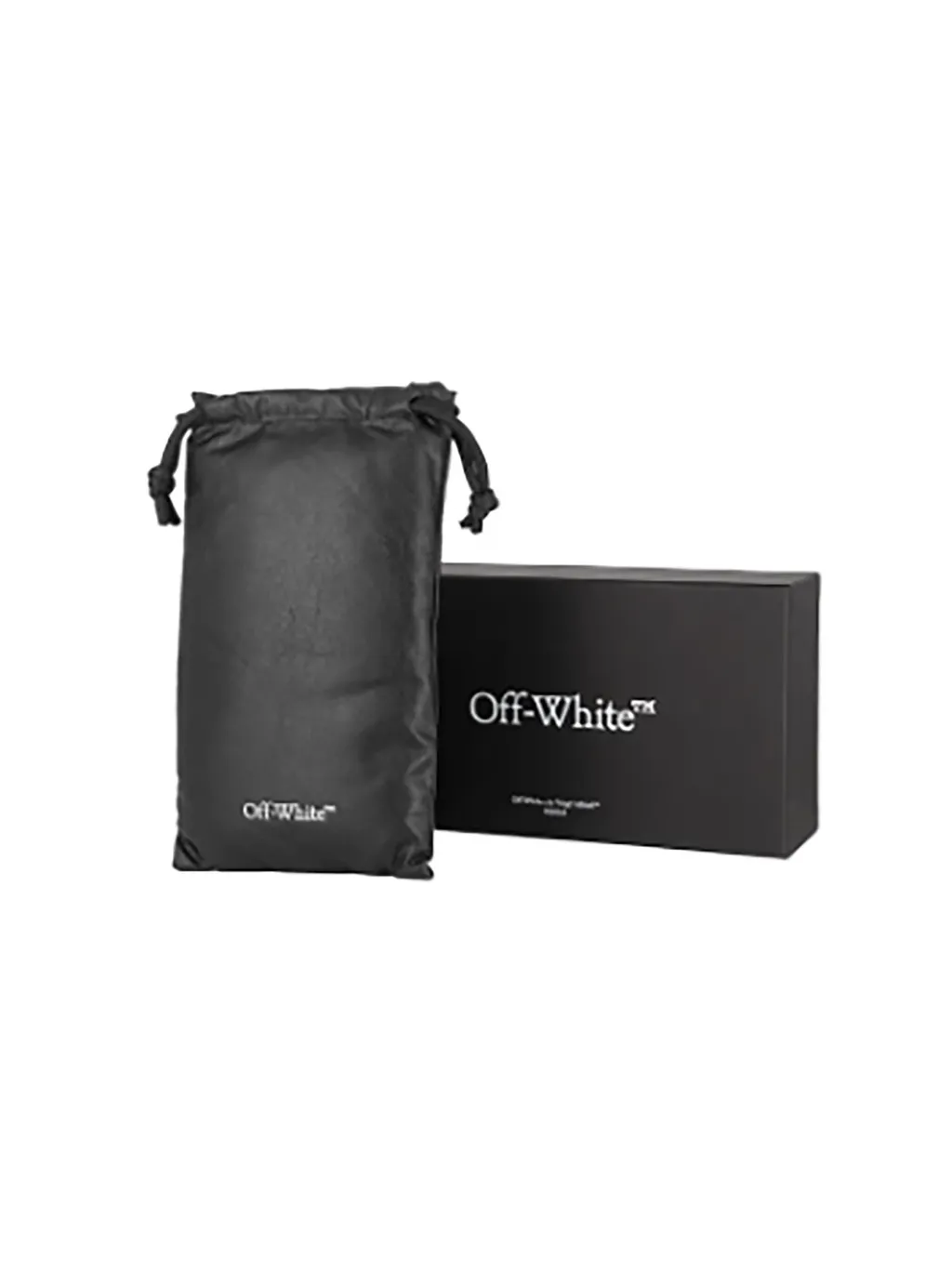Off-White Rectangular Frame Sunglasses