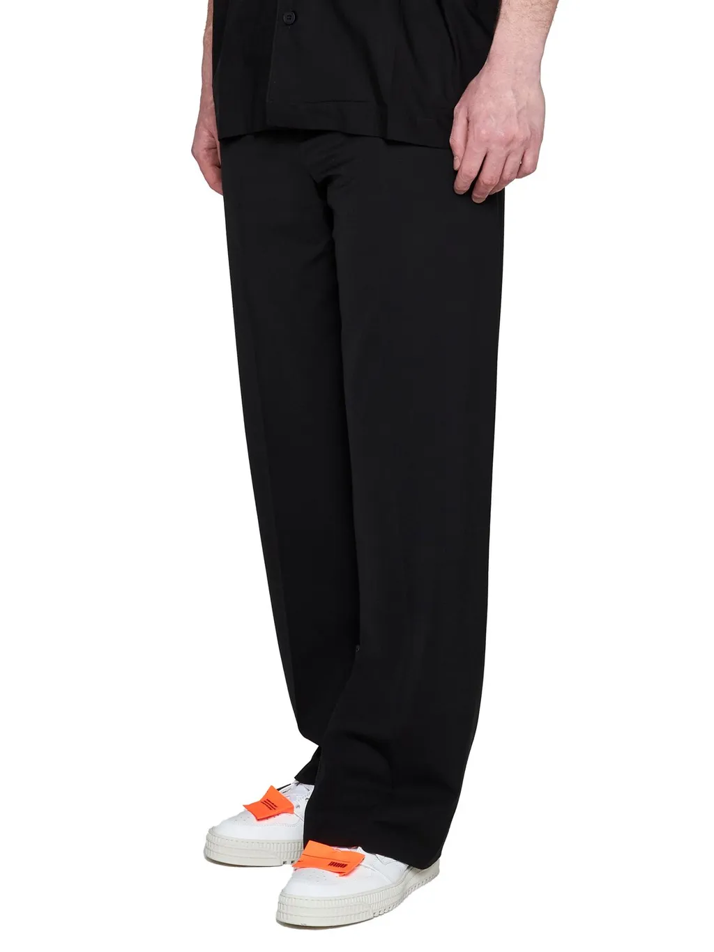Off-White Straight Leg Tailored Trousers