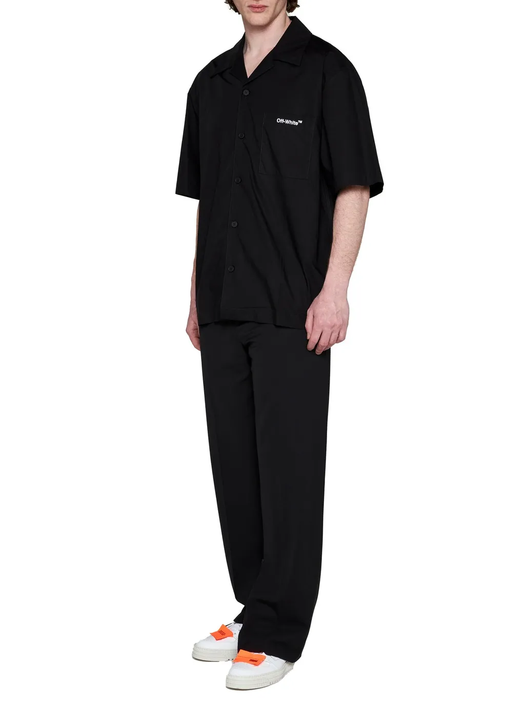 Off-White Straight Leg Tailored Trousers