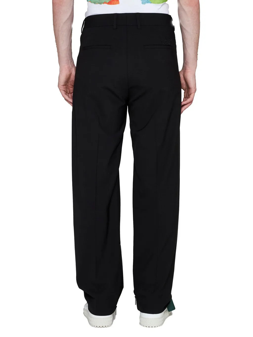 Off-White Straight Leg Tailored Trousers