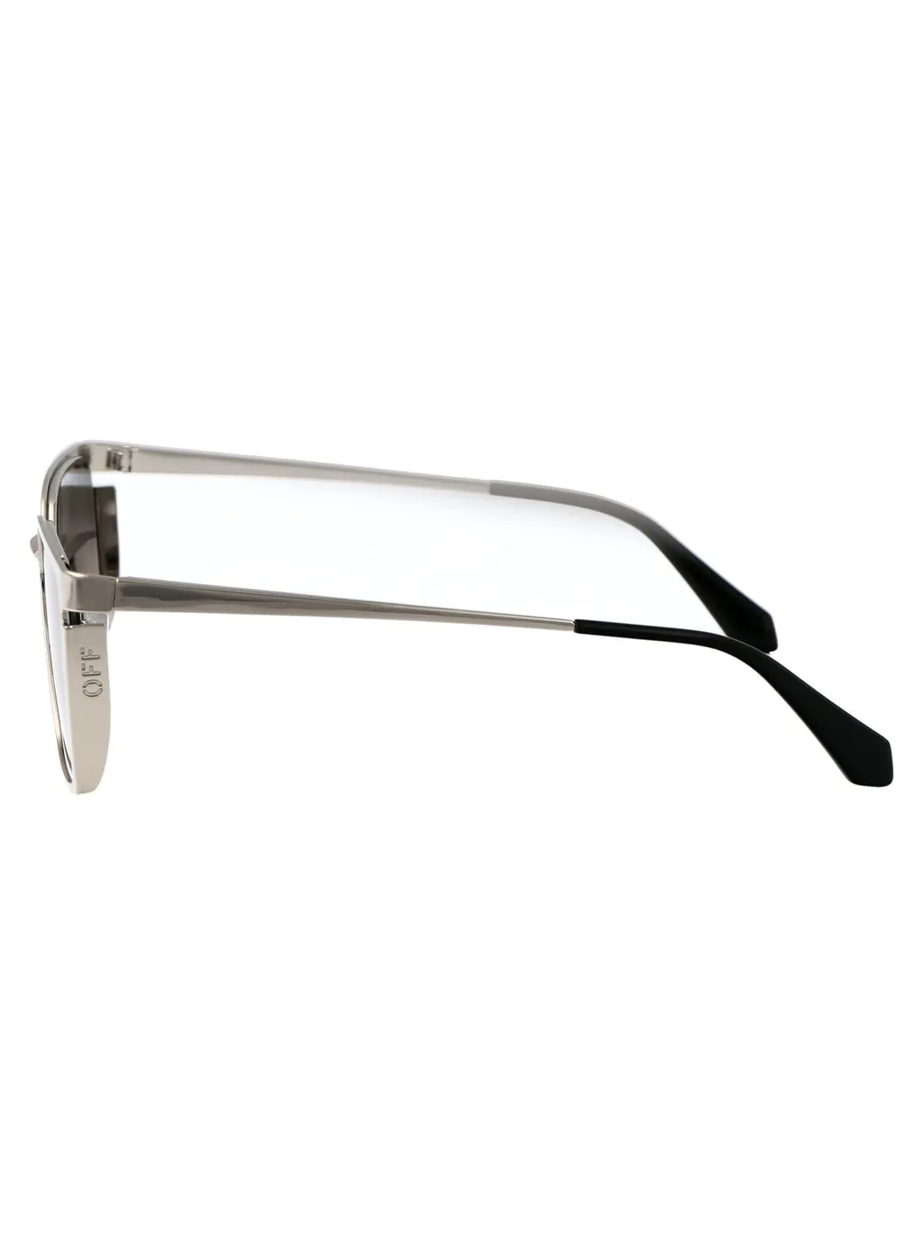 Off-White Rectangular Frame Sunglasses