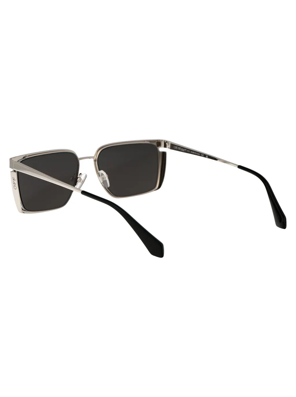 Off-White Rectangular Frame Sunglasses
