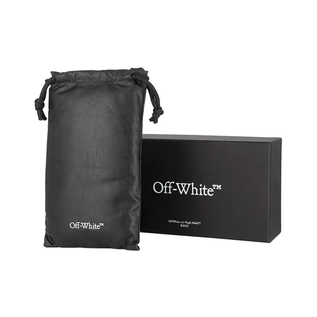 Off-White Rectangular Frame Glasses