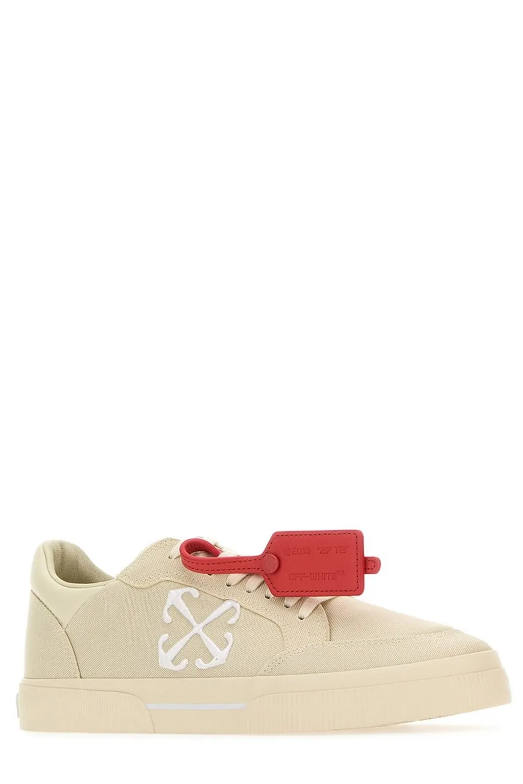 Off-White Vulcanized Lace-Up Sneakers