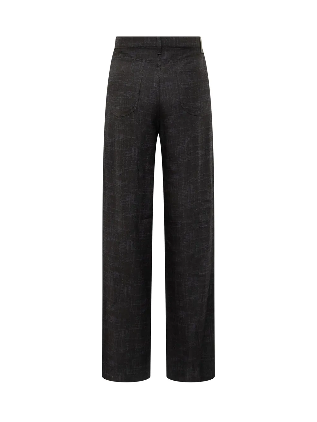 Off-White High-Rise Straight-Leg Pants