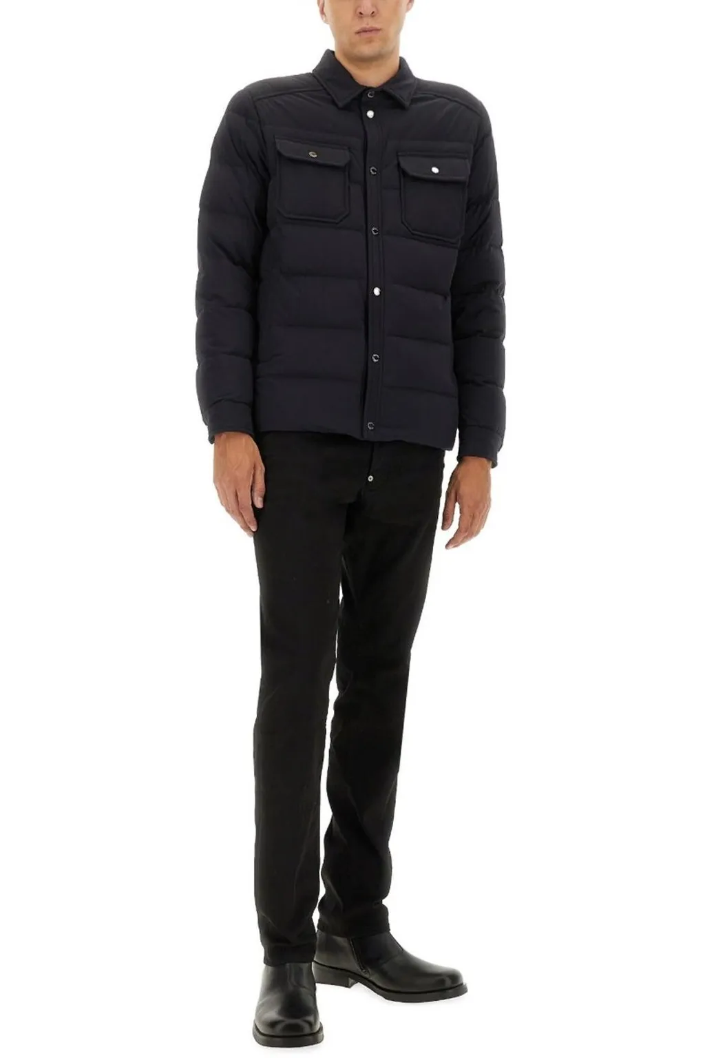 Moorer Buttoned Puffer Jacket