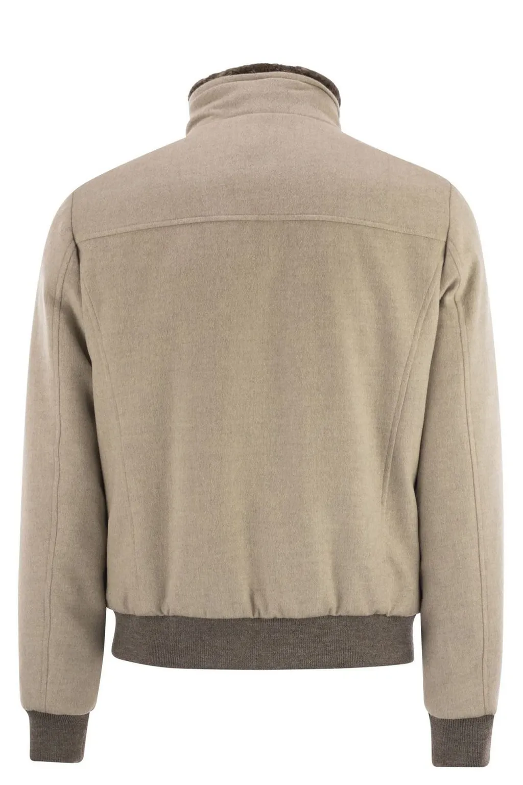 Moorer Hybrid Padded Bomber Jacket