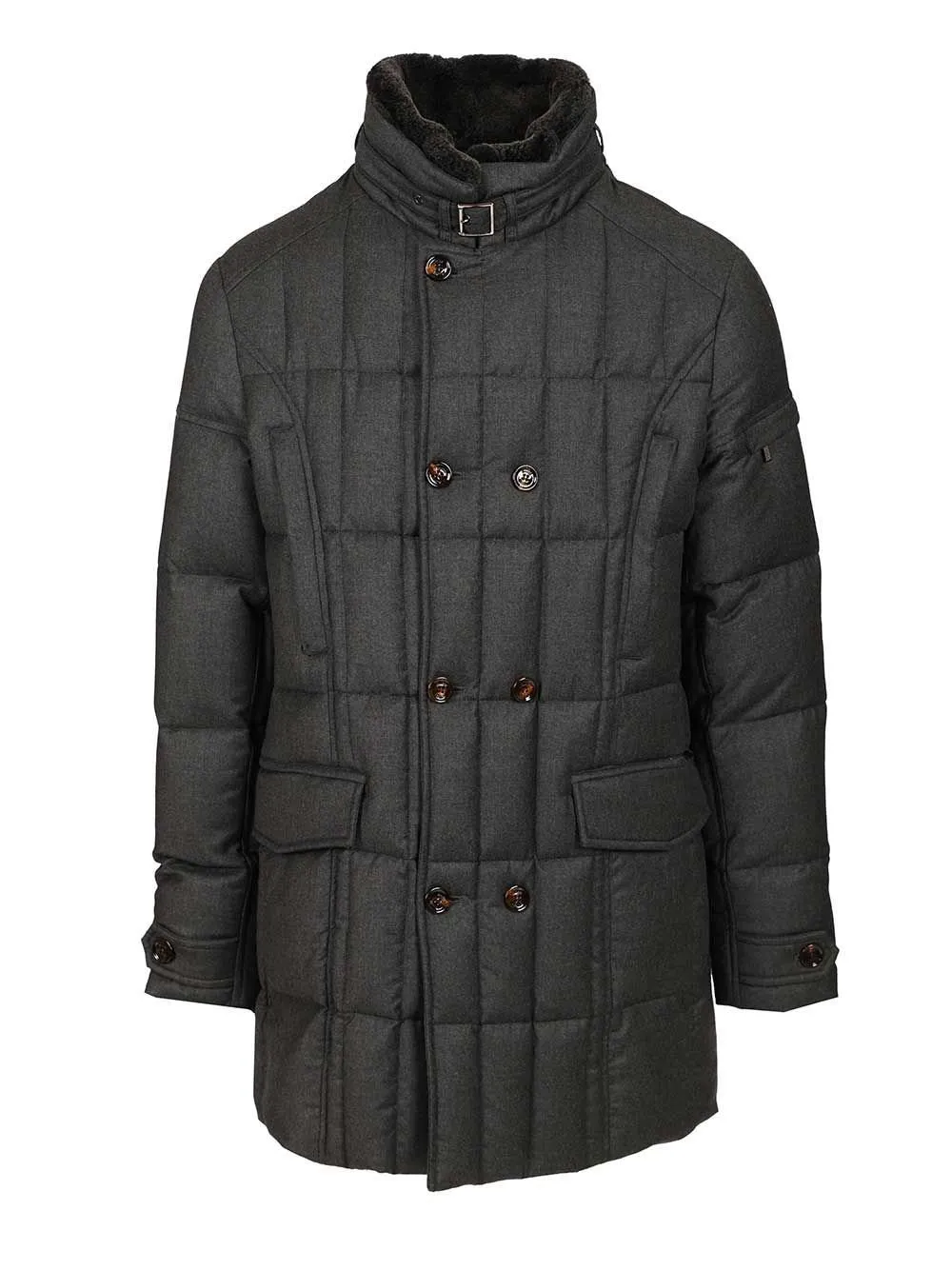 Moorer Morris Double-Breasted Padded Coat