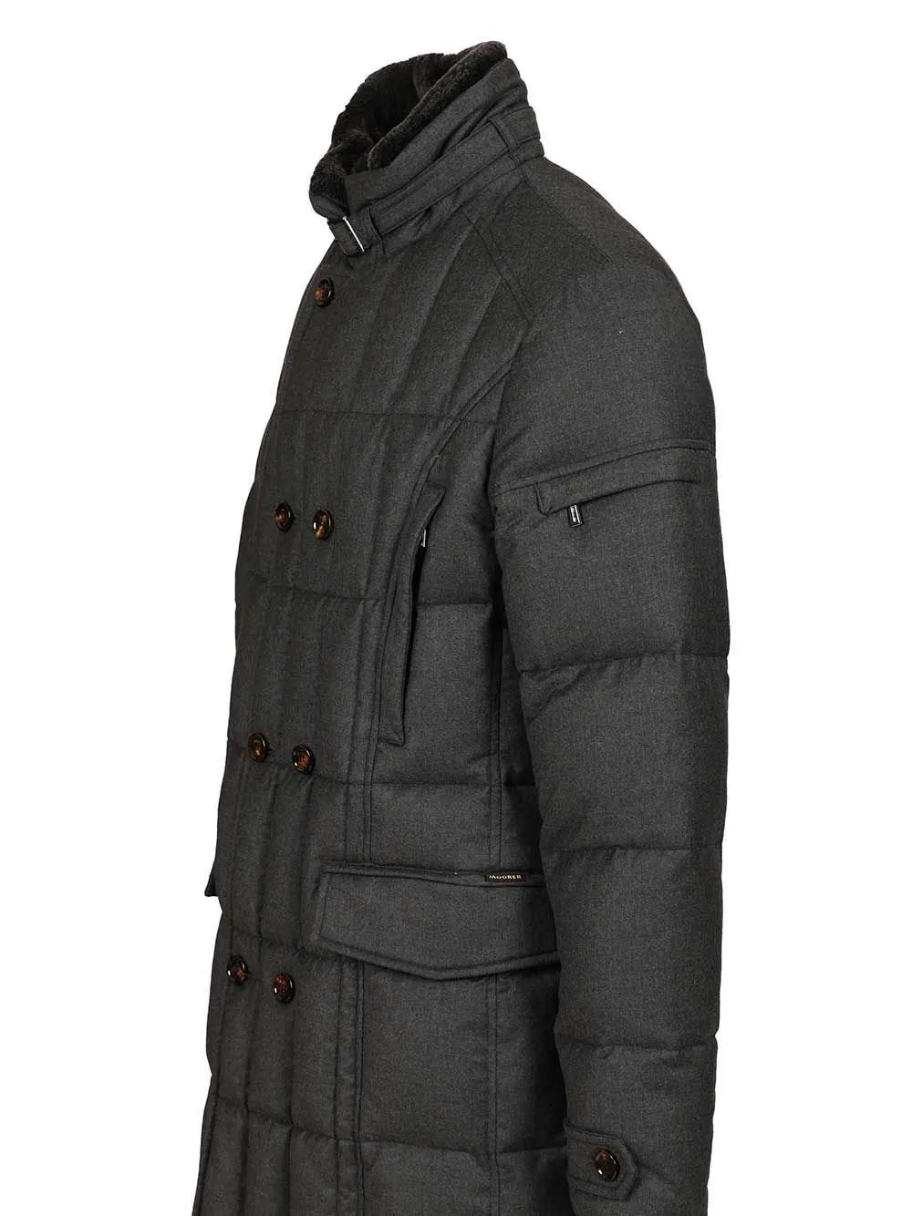 Moorer Morris Double-Breasted Padded Coat