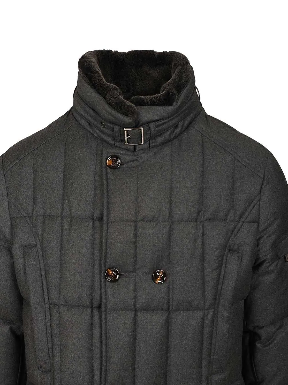 Moorer Morris Double-Breasted Padded Coat