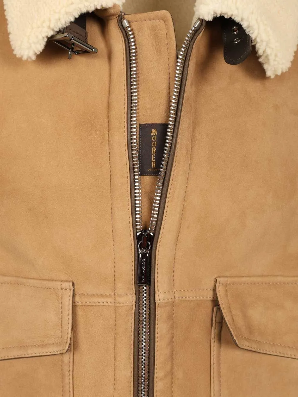 Moorer Fiano Padded Bomber Jacket