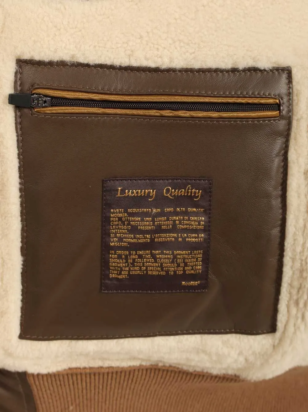 Moorer Fiano Padded Bomber Jacket