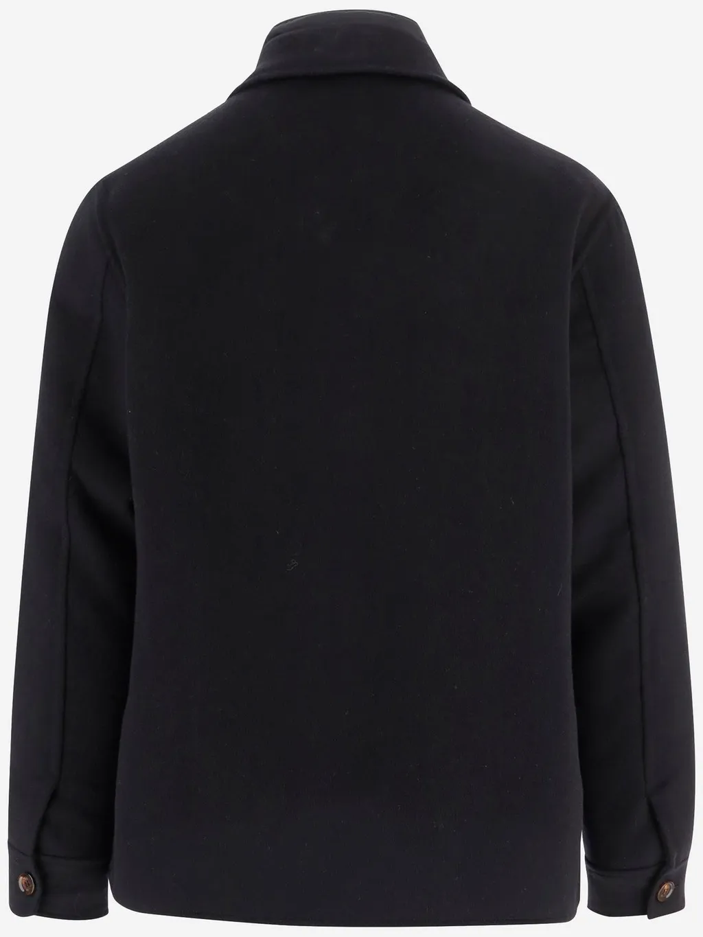 Moorer Wool-Cashmere Buttoned Jacket