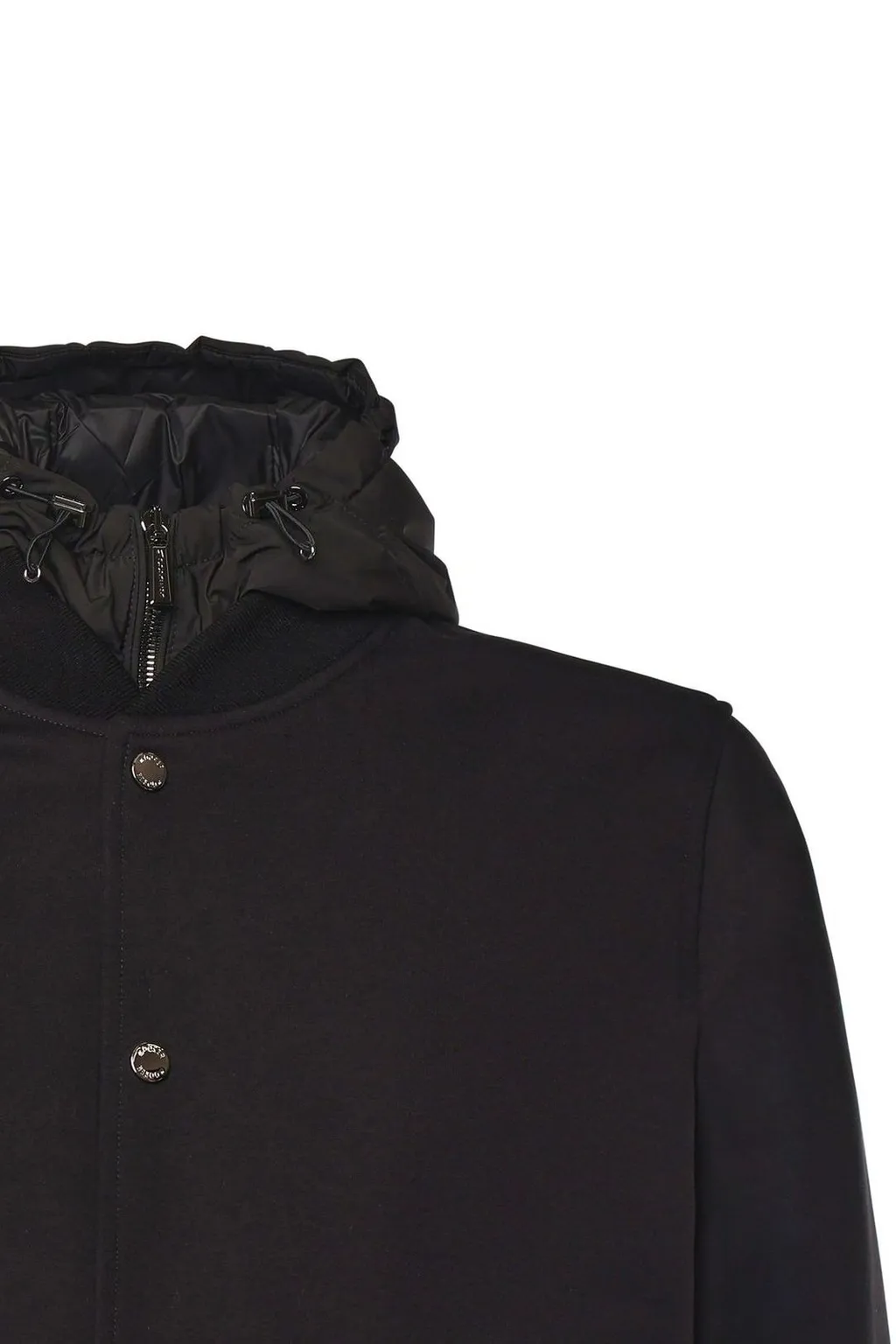 Moorer Snap-Button Hooded Jacket