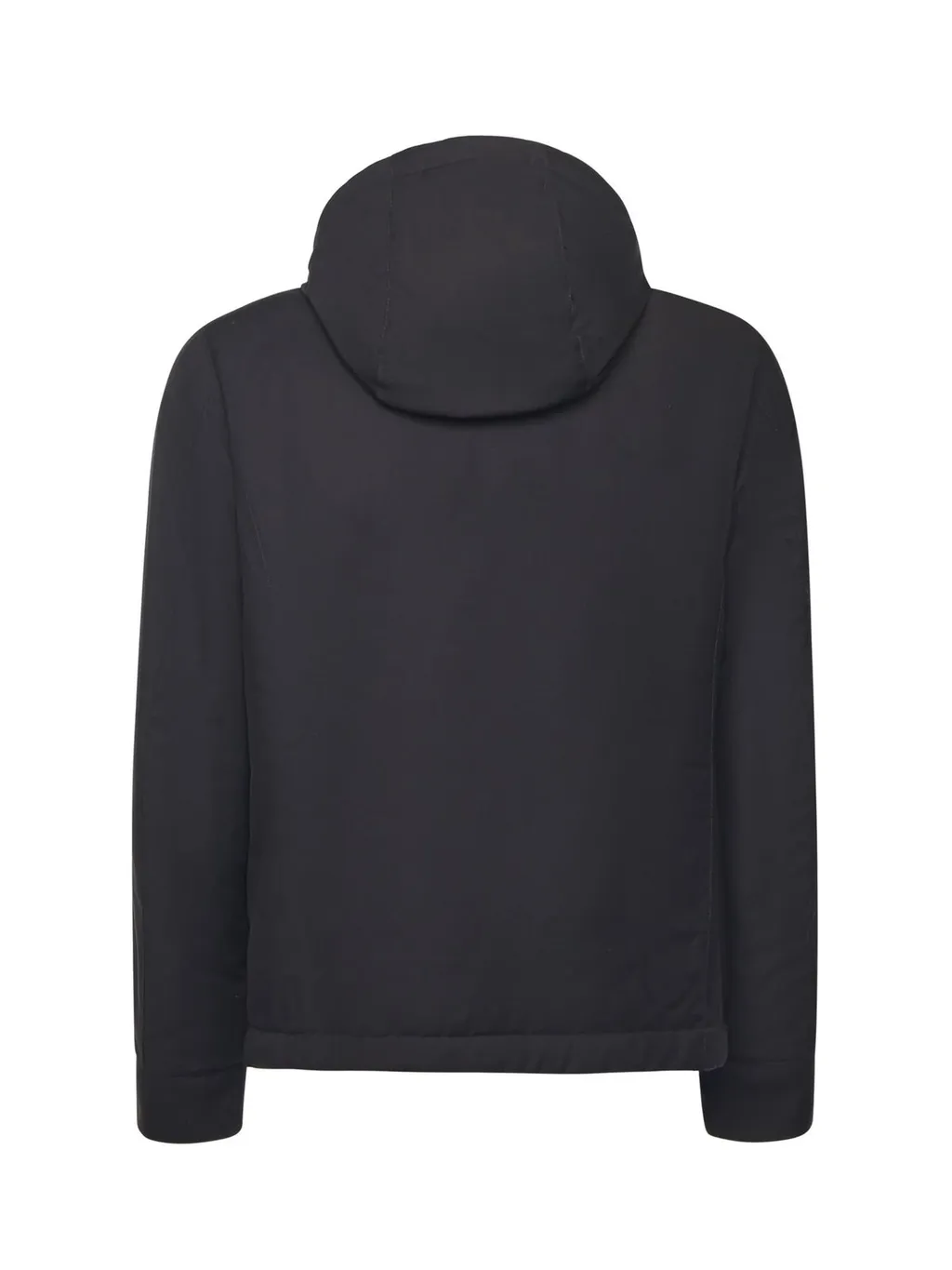 Moorer Removable Hood Zip-Up Coat