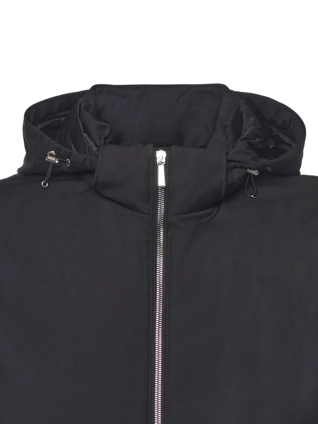 Moorer Removable Hood Zip-Up Coat