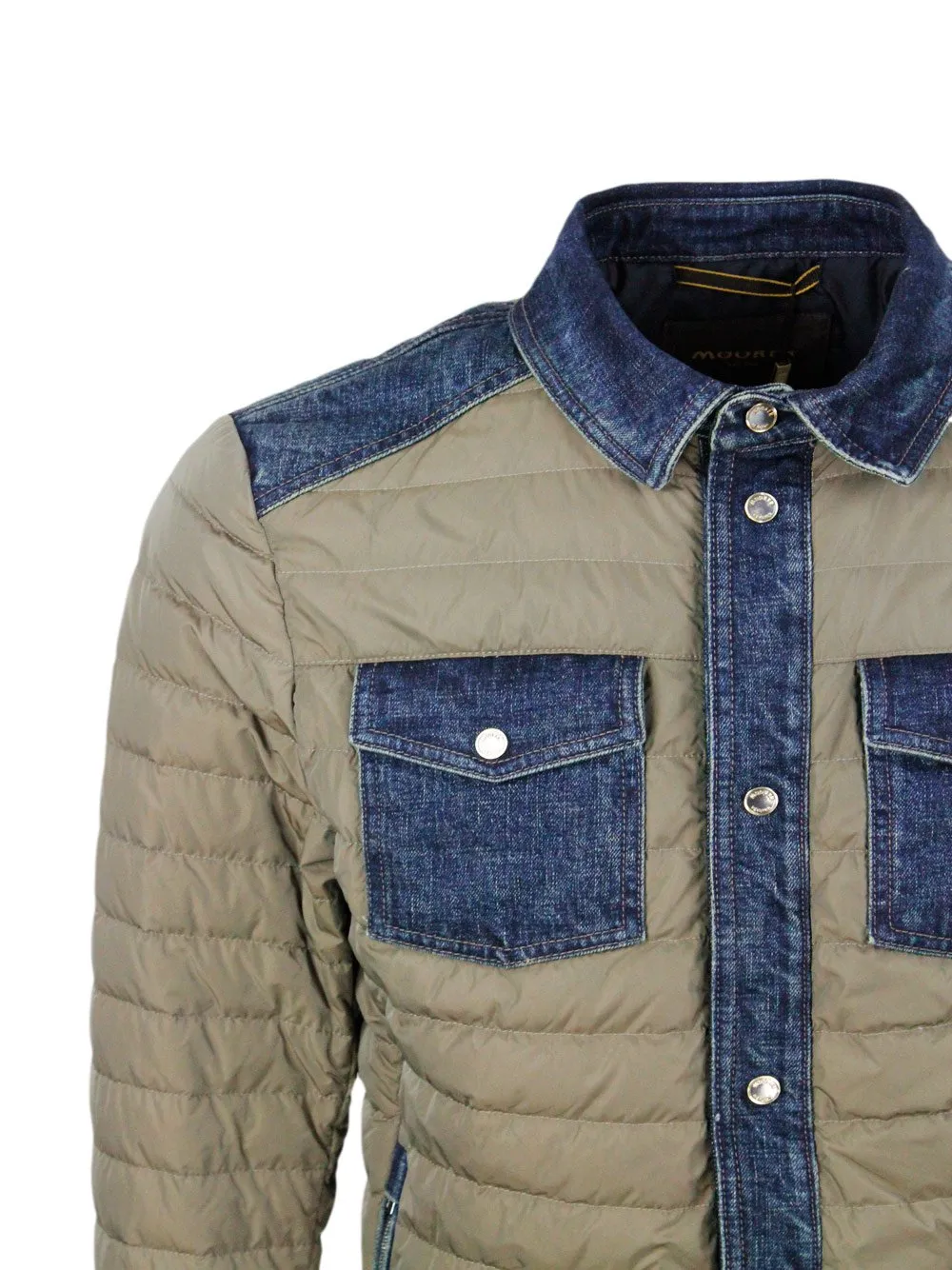 Moorer Crespi-04Y Quilted Jacket