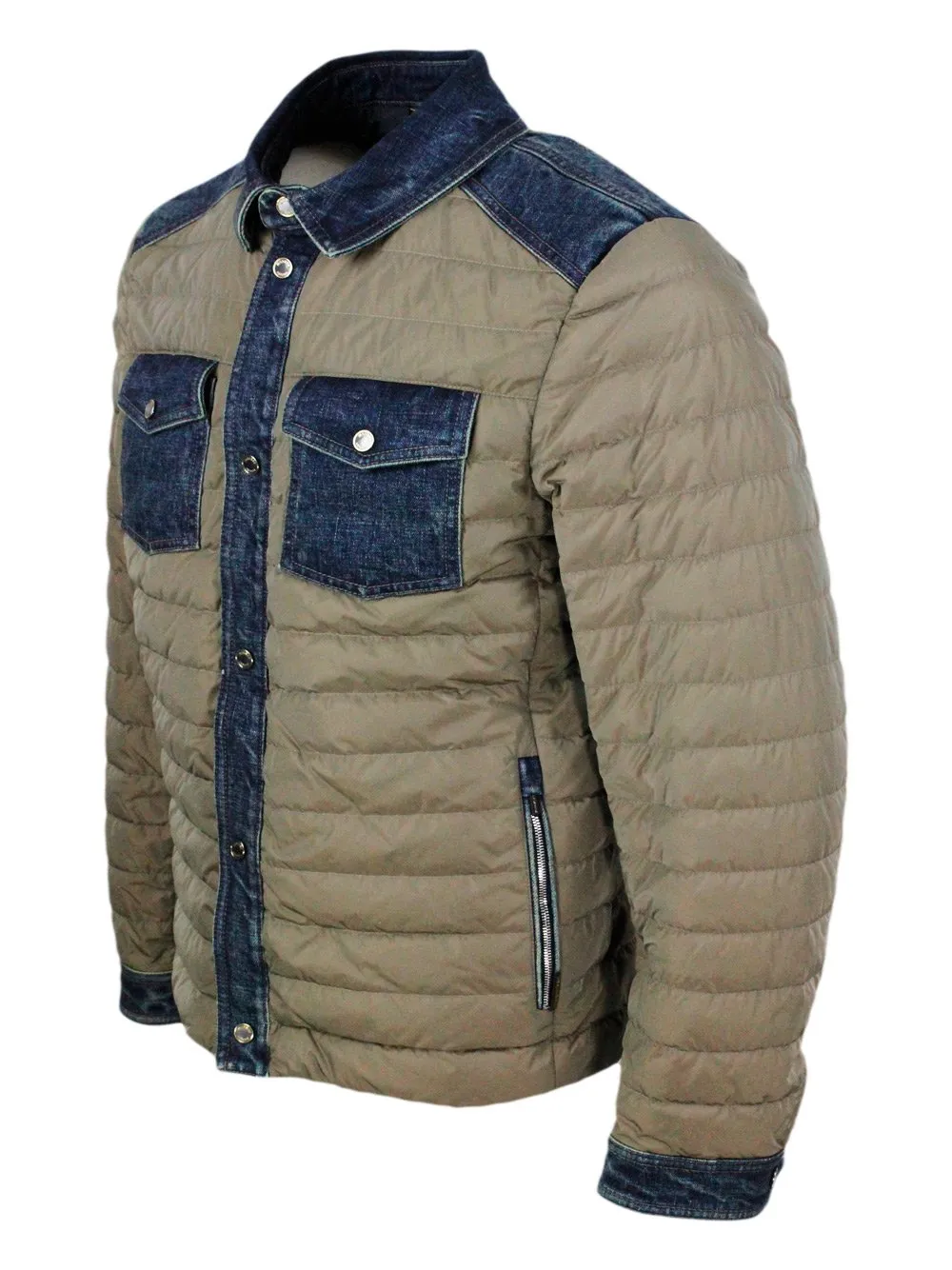 Moorer Crespi-04Y Quilted Jacket