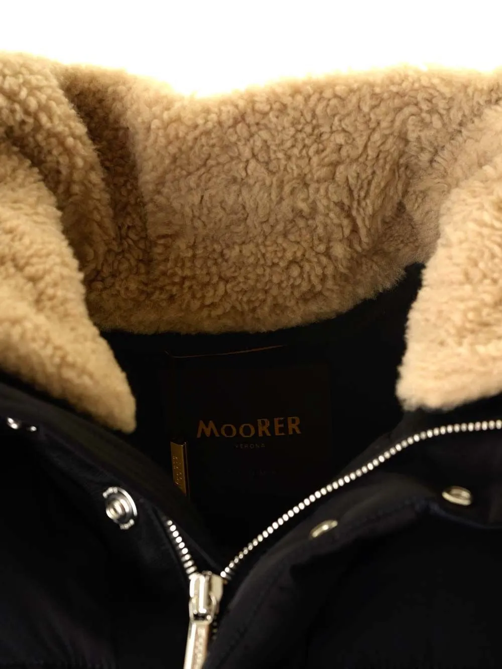 Moorer Jake Hooded Bomber Jacket