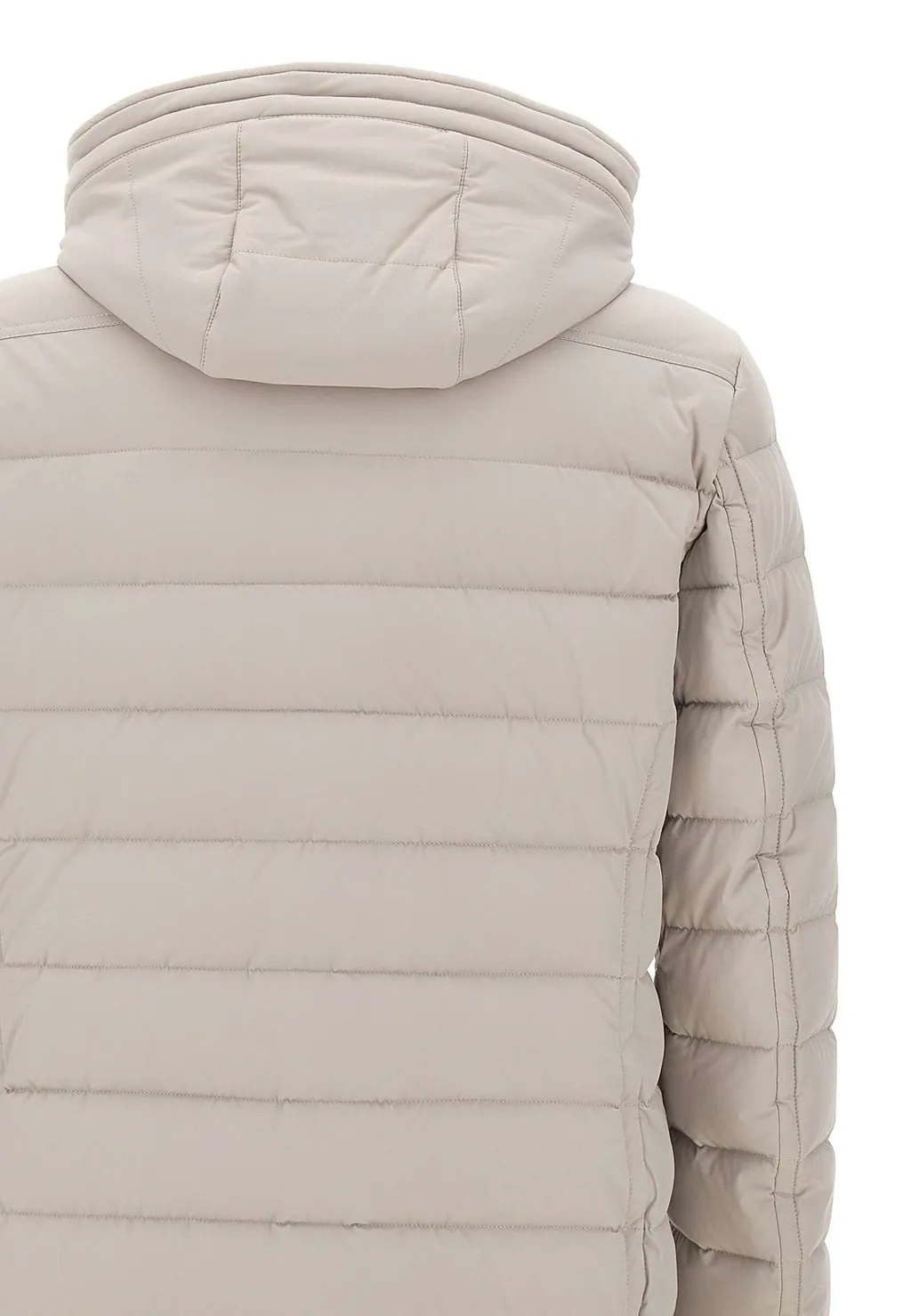 Moorer Quilted Straight Hem Jacket