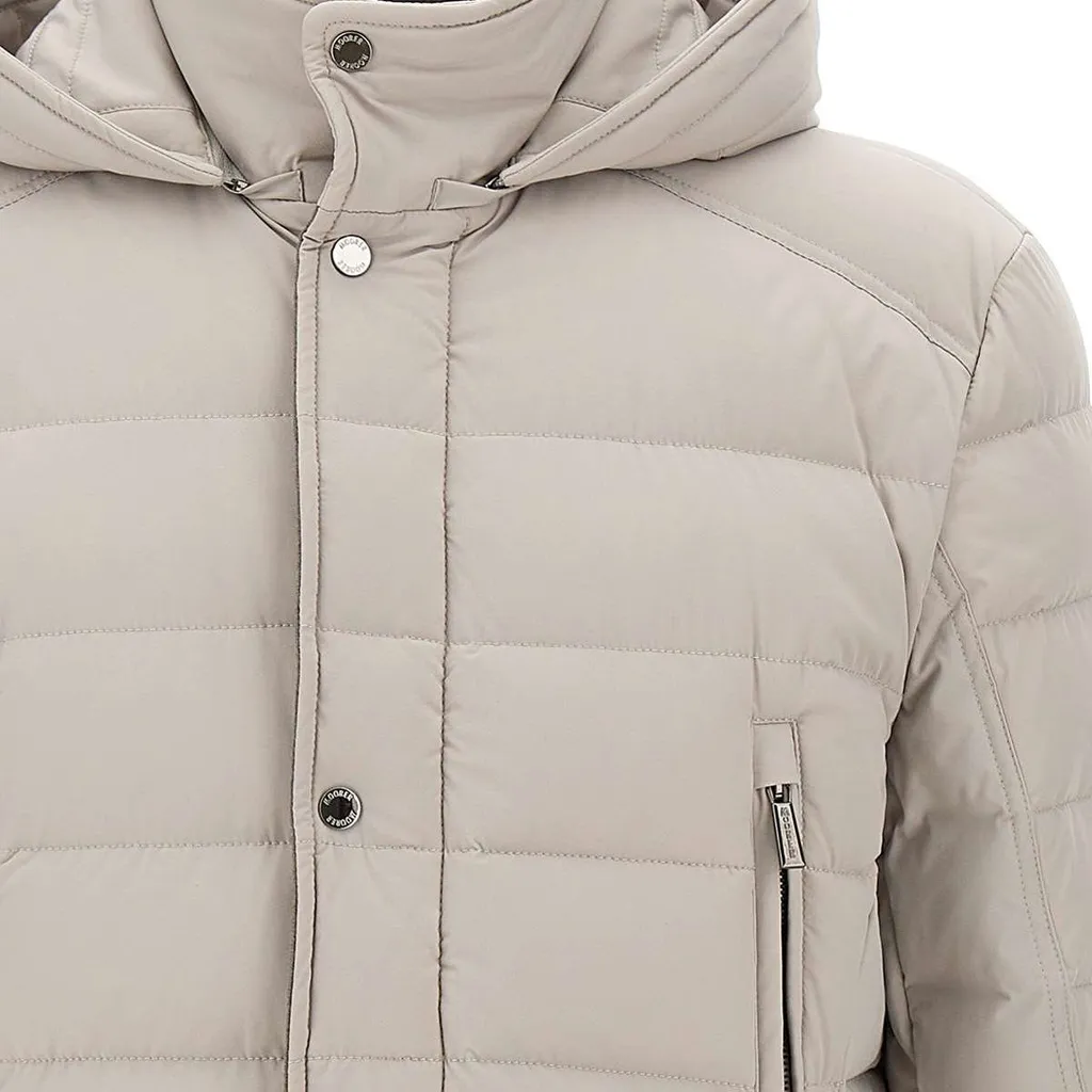 Moorer Quilted Straight Hem Jacket