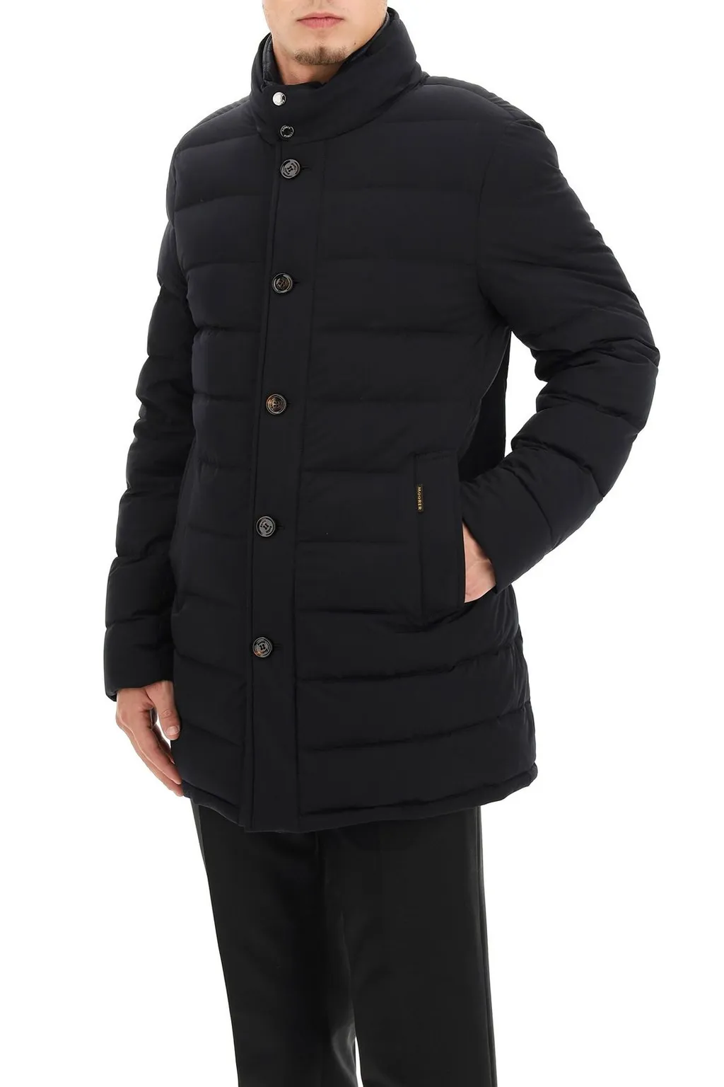 Moorer Long-Sleeved Quilted Coat