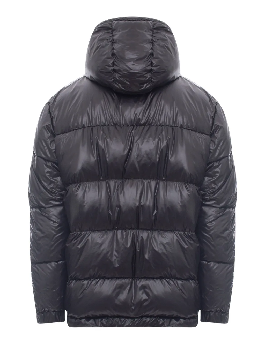 Moschino Logo Printed Padded Hooded Jacket