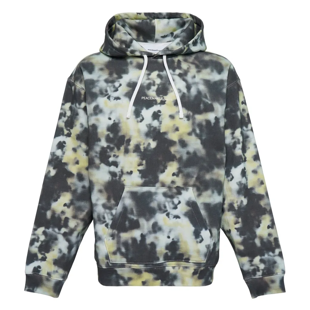 Oamc Camo Printed Drawstring Hoodie