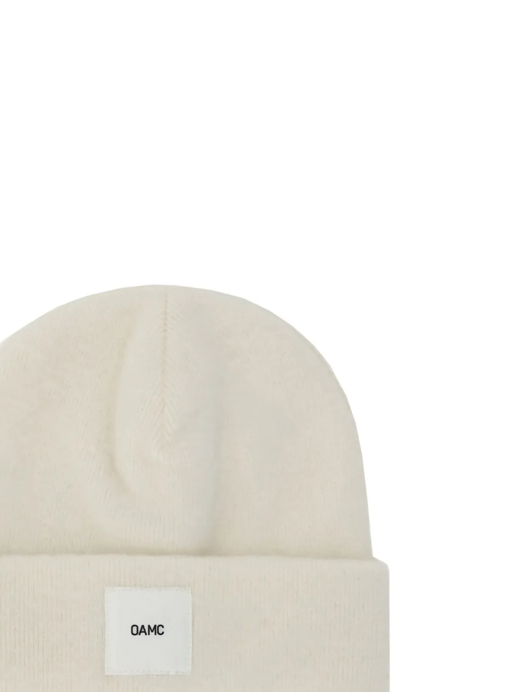 Oamc Whistler Logo-Patch Knitted Beanie
